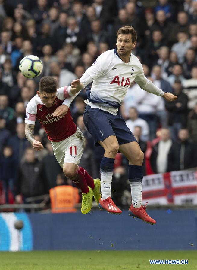 (SP)BRITAIN-LONDON-FOOTBALL-PREMIER LEAGUE-TOT HOTSPUR VS ARSENAL