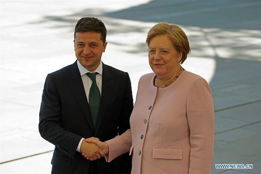 GERMANY-BERLIN-MERKEL-UKRAINE-PRESIDENT-MEETING