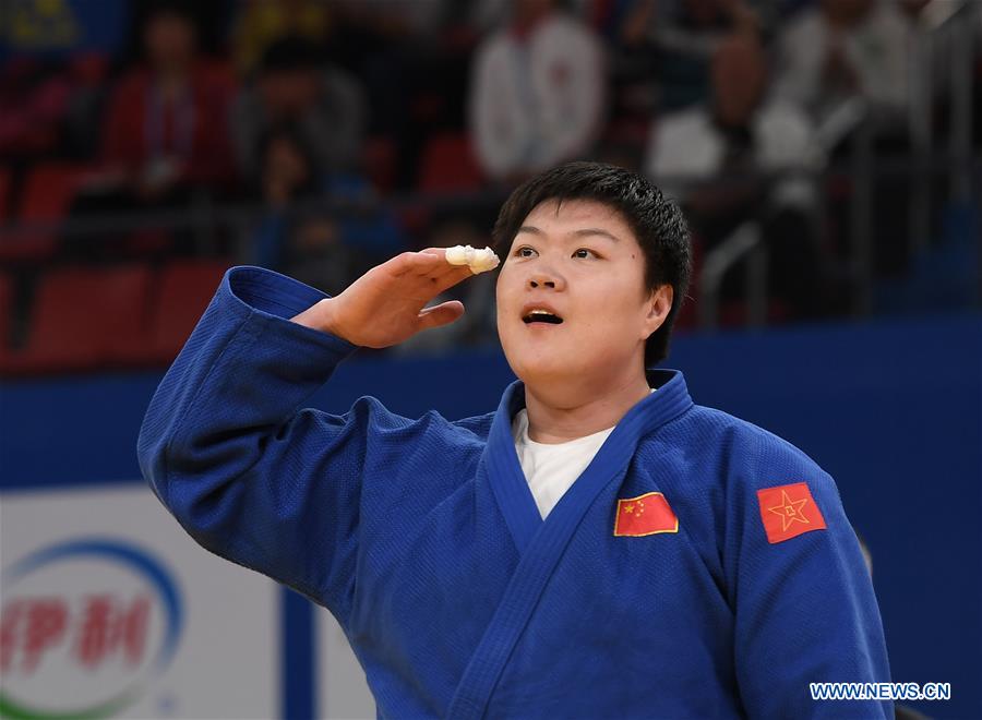 (SP)CHINA-WUHAN-7TH MILITARY WORLD GAMES-JUDO-WOMEN'S +78KG FINAL(CN)
