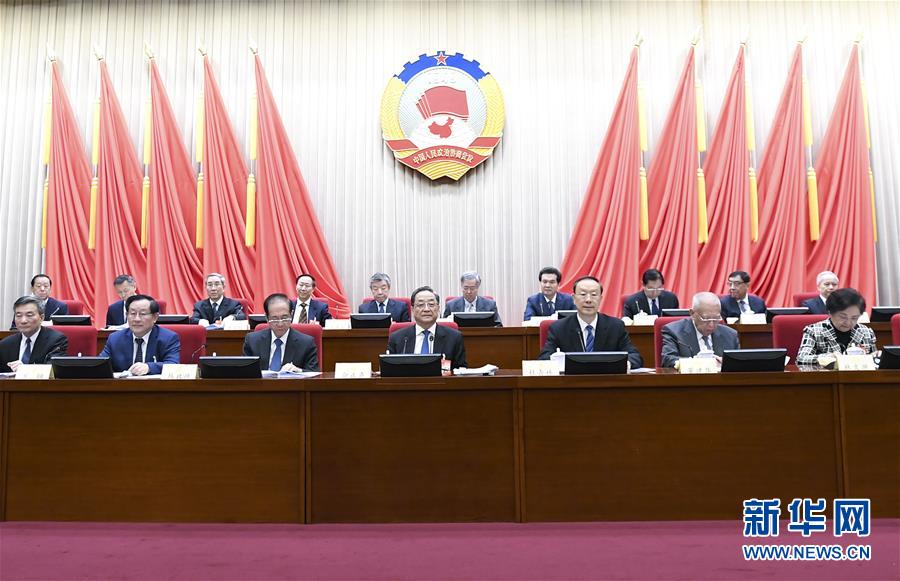 1月22日,政協第十二屆全國委員會常務委員會第二十四次會議在北京開幕。全國政協主席俞正聲出席開幕會。 新華社記者 燕雁 攝 1月22日,政協第十二屆全國委員會常務委員會第二十四次會議在北京開幕。全國政協主席俞正聲出席開幕會。 新華社記者 燕雁 攝