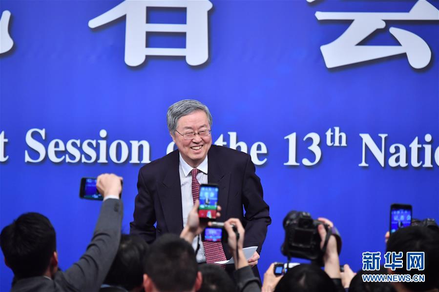 （兩會）（6）中國人民銀行行長周小川等就&ldquo;金融改革與發展&rdquo;答記者問