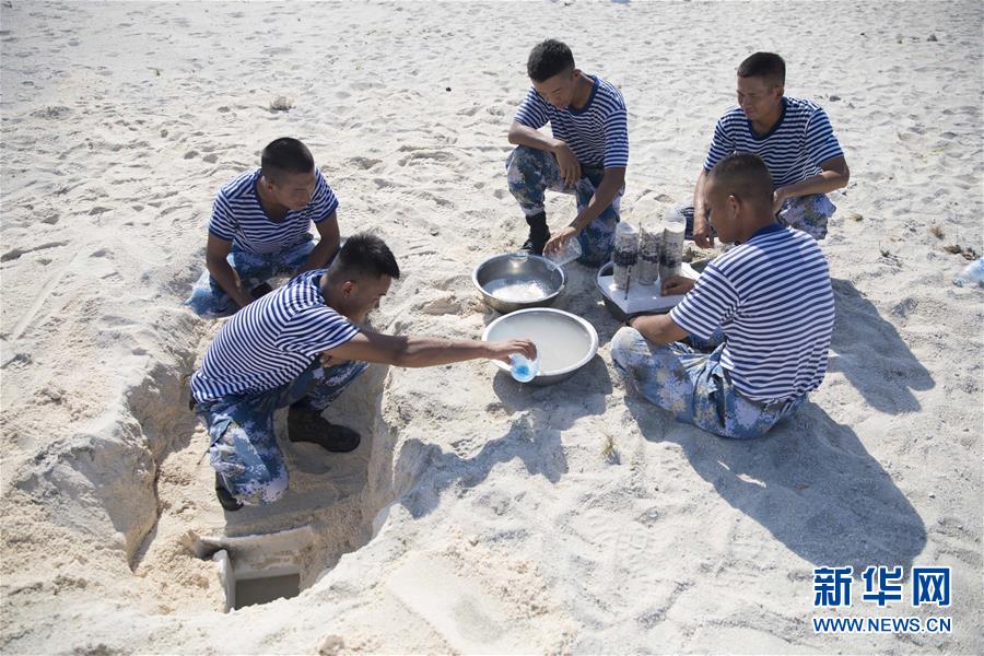 （壯麗70年&middot;奮斗新時代&middot;新華全媒頭條&middot;圖文互動）（8）&ldquo;你在我的航程上，我在你的視線里&rdquo;&mdash;&mdash;走進(jìn)海軍西沙中建島官兵的五彩世界