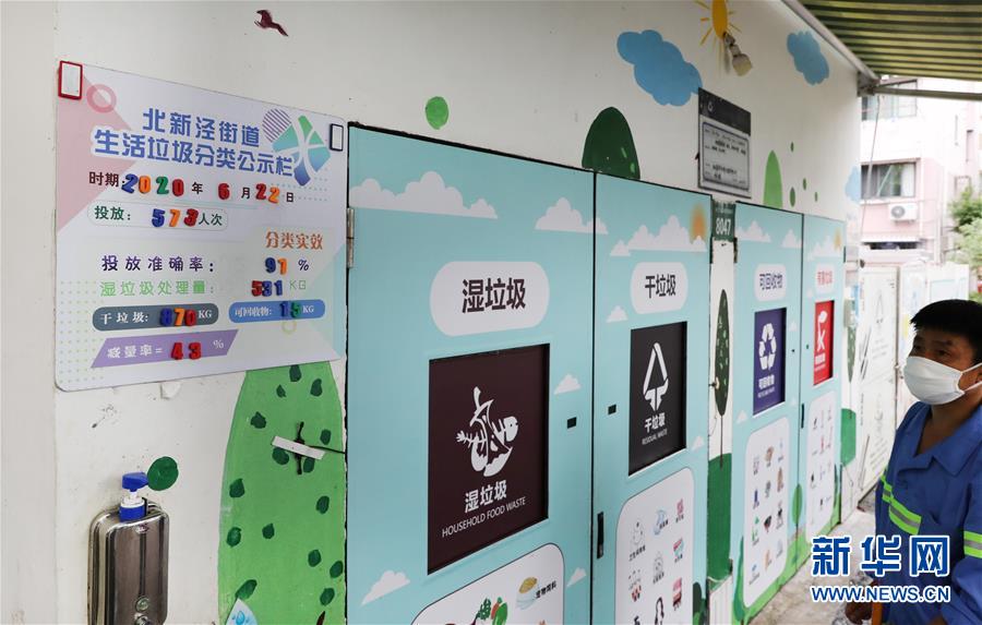 (新華全媒頭條·圖文互動)(13)演繹新時尚 答好治理卷——上海實施垃圾分類效果追蹤