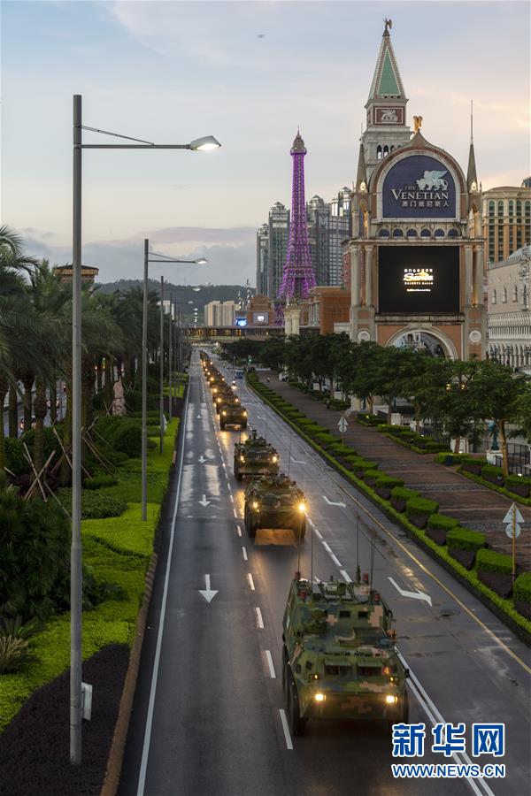 (在習近平強軍思想指引下·我們在戰位報告·圖文互動)(3)駐澳門部隊:濠江之畔,最可愛的人