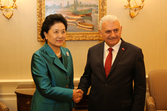 劉延?xùn)|對(duì)土耳其進(jìn)行正式訪(fǎng)問(wèn)