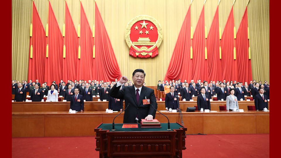 習(xí)近平當(dāng)選國家主席、中央軍委主席