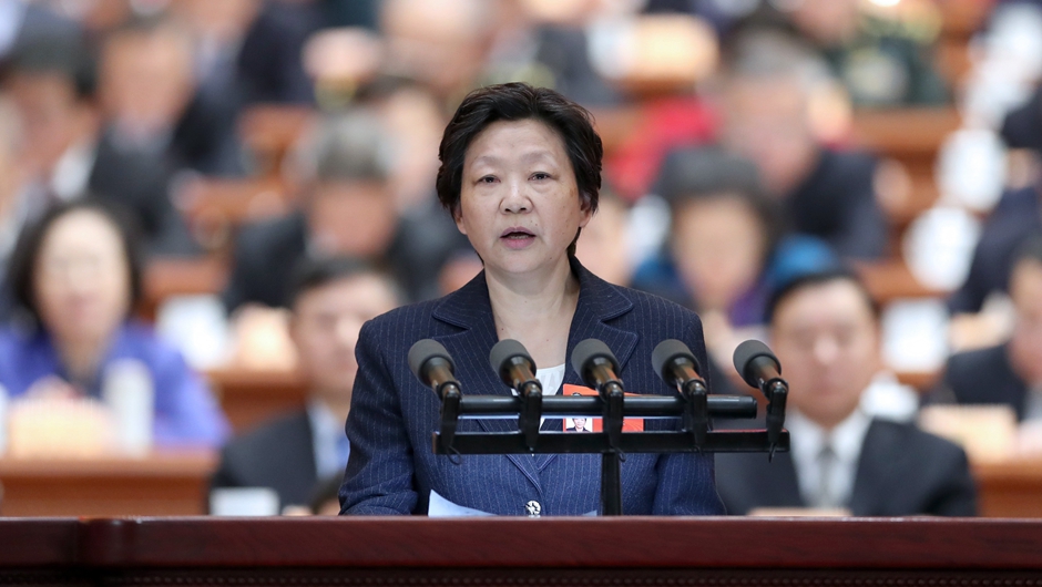 全國政協人口資源環境委員會副主任，九三學社中央副主席 印紅