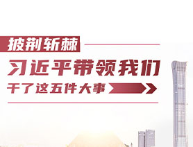 披荊斬棘！習近平帶領我們干了這五件大事