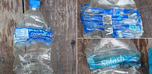 圖為社交網站上傳的在留尼汪島上發現的印尼產水瓶。