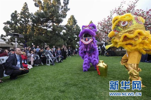 （國際&middot;圖文互動）（2）通訊：瞧這一家子舞獅的美國人