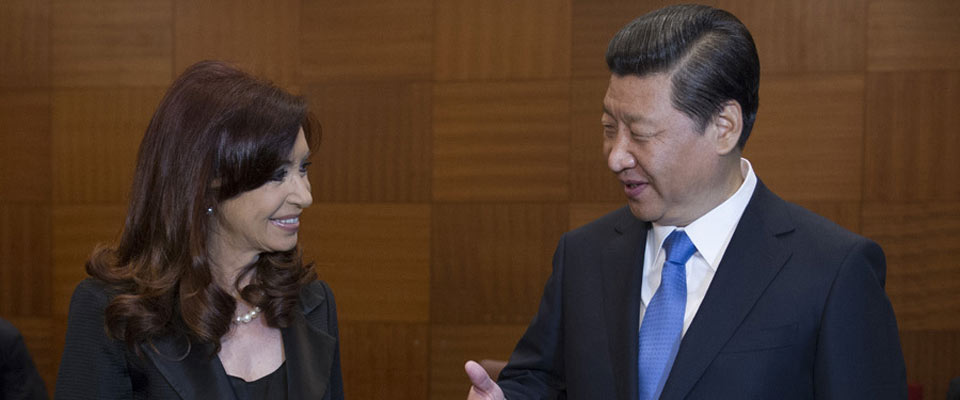 【資料】習近平會見阿根廷總統克里斯蒂娜